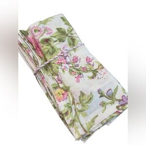 Shabby Chic Floral Print Napkins
